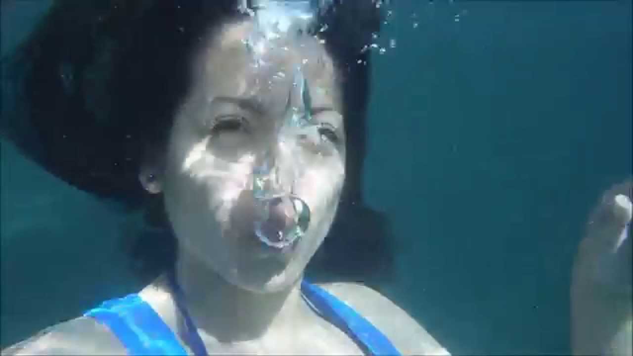 Sviri Blowing Bubbles Underwater Selfie Youtube 