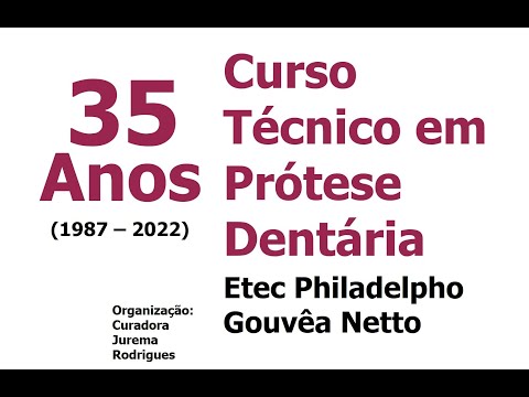 35Anos do Curso de Prótese Dentária 1987 a 2022 - Etec Philadelpho