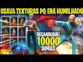 RECARREGUEI 10000 DIAMANTES NESSA CONTA HUMILDE💎GEMANDO INSCRITOS HUMILDE DO FREE FIRE😱GANHEI TUDO!!