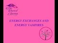 Energy Exchanges and Energy Vampires