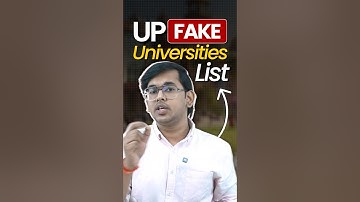 UP FAKE Universities Exposed ⚠️| UGC ने जारी की पूरी लिस्ट | FAKE Universities in Uttar Pradesh 2025