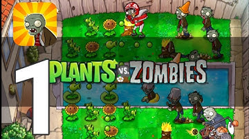 Plants vs. Zombies FREE - Gameplay Walkthrough Part 1 (Day)