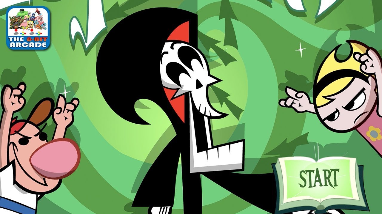 The Grim Adventures of Billy & Mandy Zap To It Clean Up using Grim's
