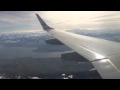 Klm flying over lac leman