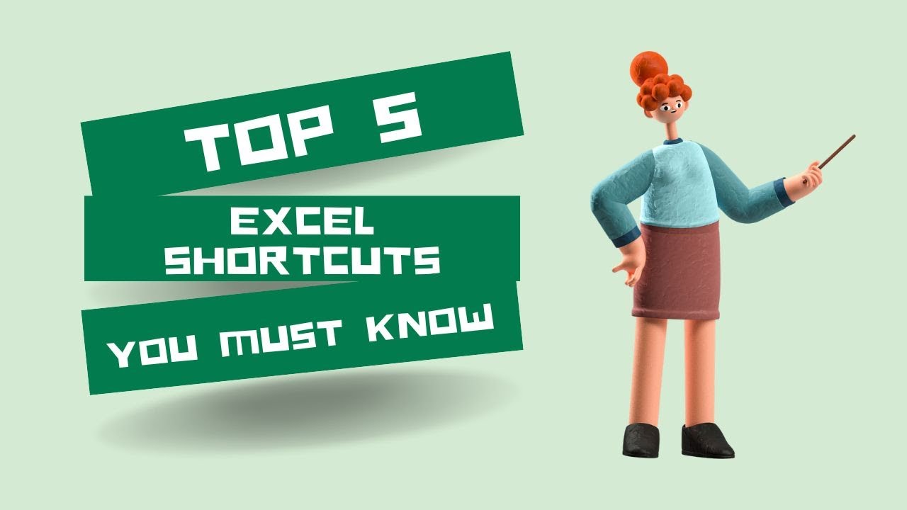 Top 5 Excel Shortcuts You Must Know (Work Faster in Excel)