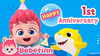 Bebefinn's 1st anniversary! Let's celebrate together 🥰 | Bebefinn BEST Nursery Rhymes for Kids