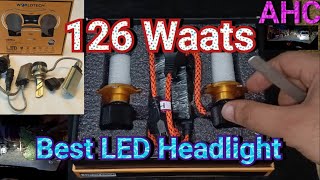 Worldtech 126 Waats LED Headlights  | H4 | High Quality Led Headlights | GLE Series | Very Bright