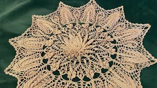 Crochet Mandala LOTUS   Rows 1-5 Lotus Mandala Crochet Pattern