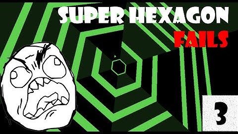 Super Hexagon Fail Compilation 3 - Hexagonest Stage (No Progress)