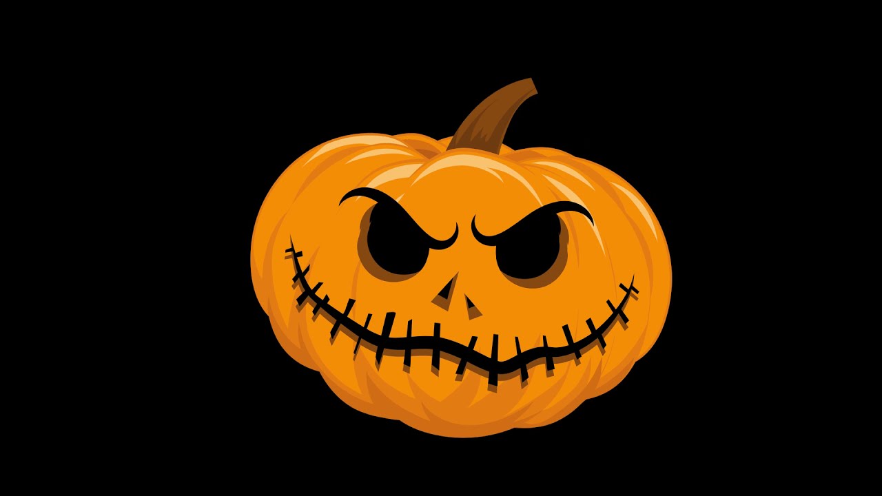 Free Halloween Green Screen animations 2 - Spider Web - Pumpkin - Happy Halloween 2