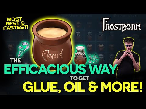 The Most Efficient Way to get Fish Glue, Oil, and so much more in Frostborn! How to do Tombs - JCF