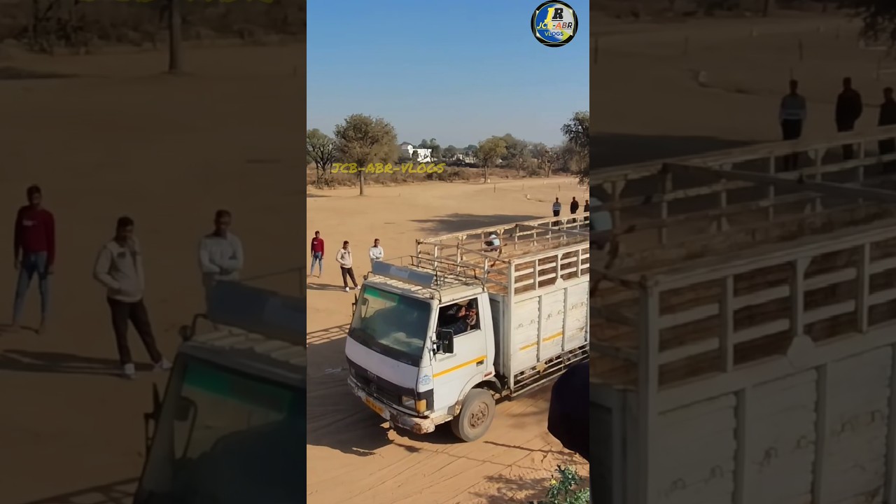 "Heavy truck driving in optical test 