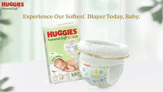 New Huggies Natural Soft Premium Diaper Pants Cloud Softness All Over