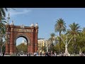 Arco del Triunfo en Barcelona