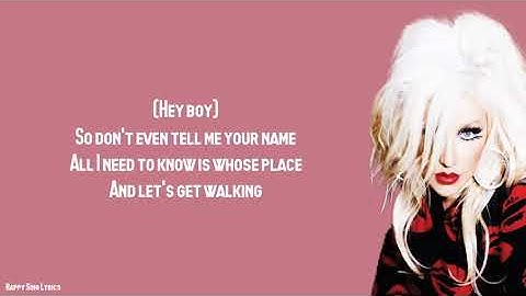 CHRISTINA AGUILERA - YOUR BODY (Lyrics)