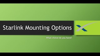 Starlink Mounting Options Which One Should You Choose Youtube