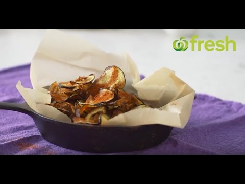 How to make Spiced Eggplant Chips | Woolworths