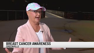 Landmarks across the Upstate light up to support those fighting Metastatic Breast Cancer