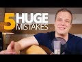 5 HUGE Guitar Practice Mistakes