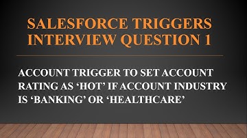 Salesforce Apex Triggers Real Time Interview Question 1