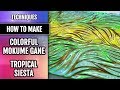 TUTORIAL. Colorful Mokume Gane “Tropical Siesta” by using my Unique Textures!