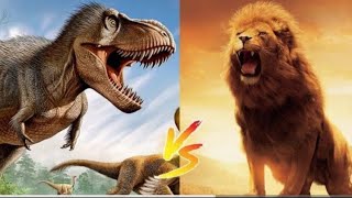 What if this happen. T - Rex Vs Lion Who is the real king (Malayalam)