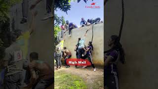 💥 Time to conquer the High Wall at Cavalier India’s GTO Ground! 💪 #BestSSBtraining #SSBOutdoor