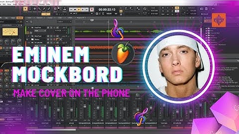 Eminem Mockingbird cover music make with FL Studio on the phone