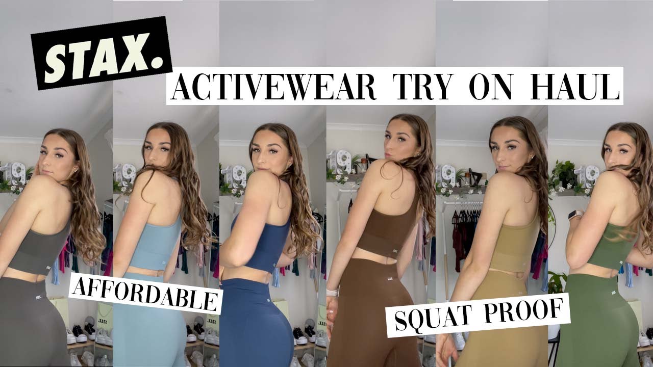 ACTIVEWEAR TRY ON HAUL STAX PSV4 , AFFORDABLE AUSTRALIAN ACTIVEWEAR, THE  BEST ACTIVEWEAR