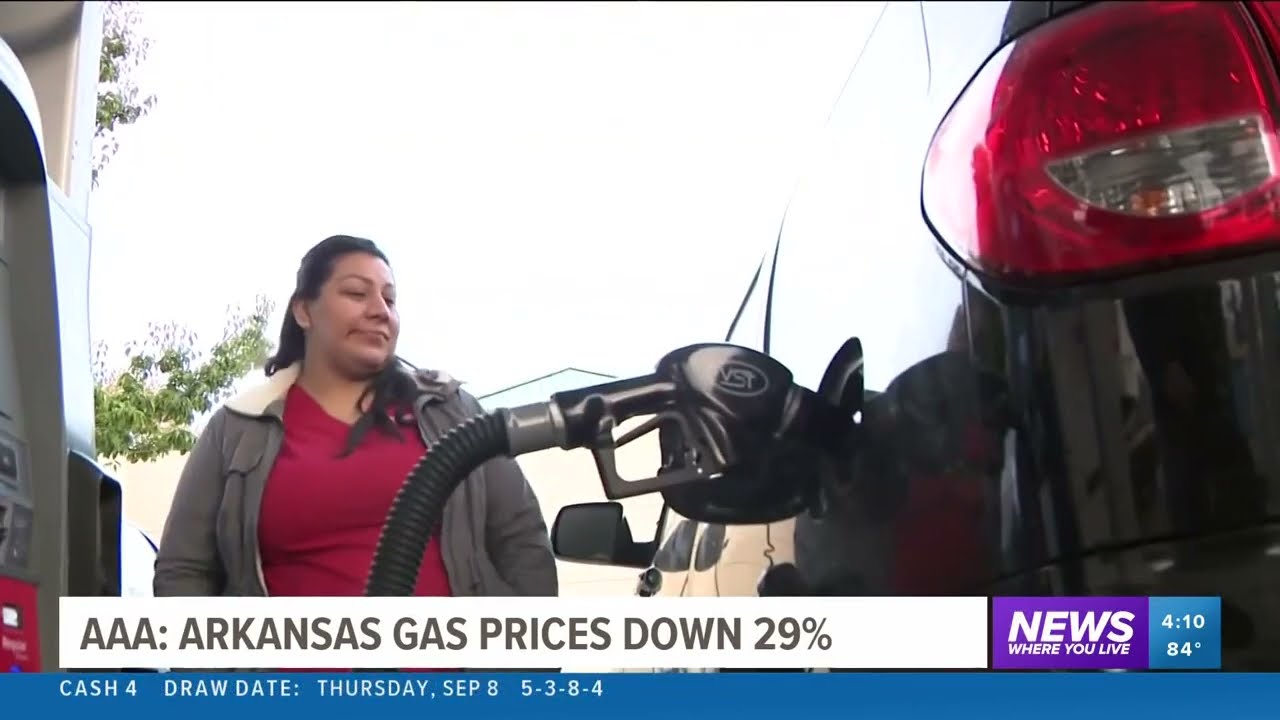 AAA Arkansas gas prices down 29 YouTube