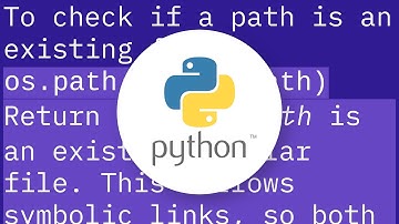 Pythonic way to check if a file exists?