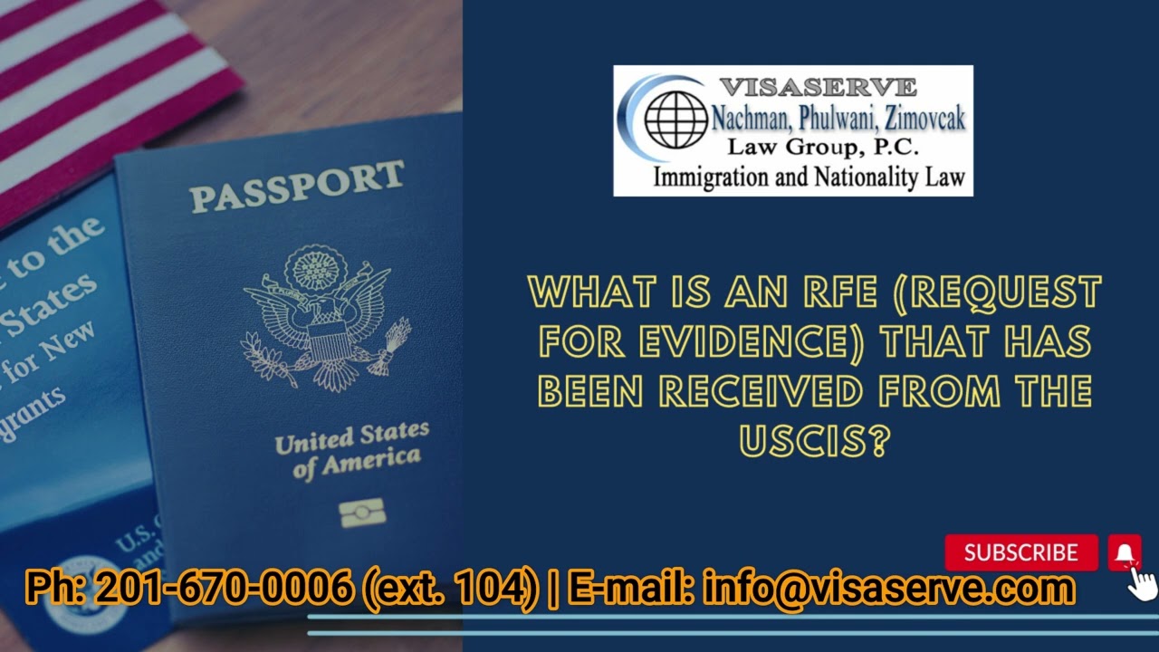 What Is An RFE Request For Evidence That Has Been Received From The What Is An RFE Request For Evidence That Has Been Received From The