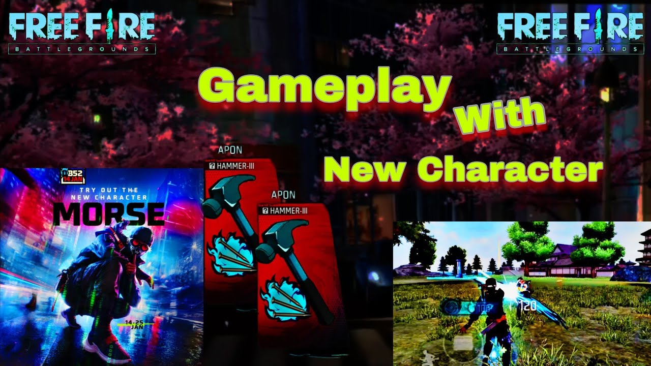 Gameplay In New Event With New Character (Morse) With Hammer 🔨🔨  || Share With Your Frnds