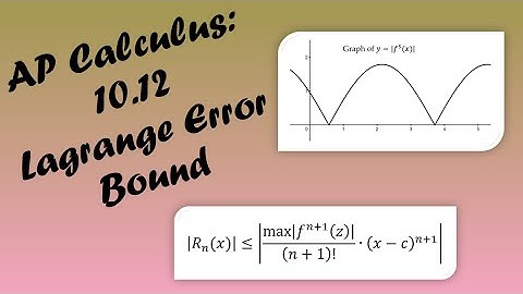 AP Calculus BC Lesson 10.12