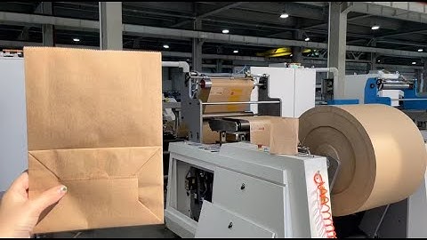 Thumb Bottom| Lip Cut B220 45gsm Paper Bag Machine |Single Color Printing Online |McDonald’s Bag