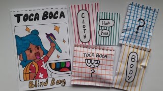 💸paperdiy💸 Toca Boca Blind bag opening | ASMR #tocaboca #blindbag