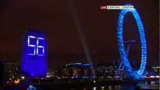 Sky HD UK Live New Year's Eve Coverage 2013 ( 3 Minutes )