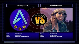 Command & Conquer Generals: Zero Hour Atlas Mod! - Challenge | Atlas General VS Prince Kassad [Hard]