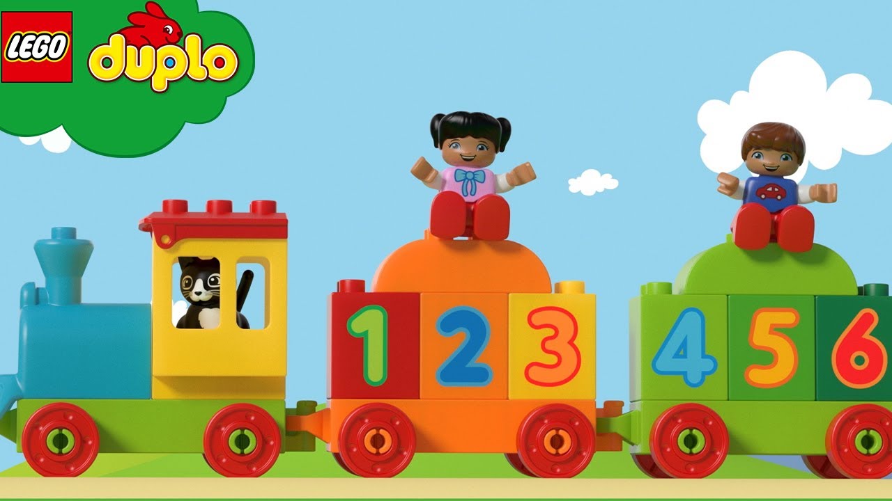 Conciërge behang Evacuatie Chanson du Train des Chiffres! | LEGO DUPLO | Vidéos Pour Enfants | Moonbug  en Français - YouTube