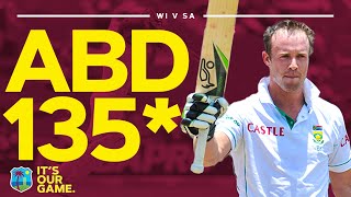 👏 AB de Villiers Batting Masterclass | 135 Not Out Including 6 Sixes! | West Indies vs South Africa