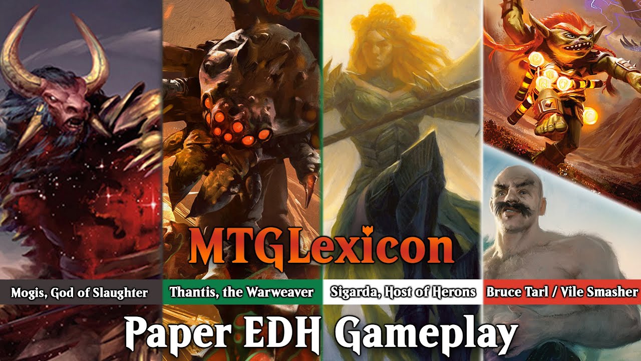 games people play EDH/Commander Gameplay | S4E8.8 - Mogis V Thantis V Sigarda 2.0 V Bruse & Vial | Magic the Gathering