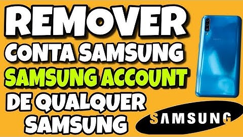 remover conta samsung  / samsung accont  / de qualquer samsung  método novo sem usar alliance