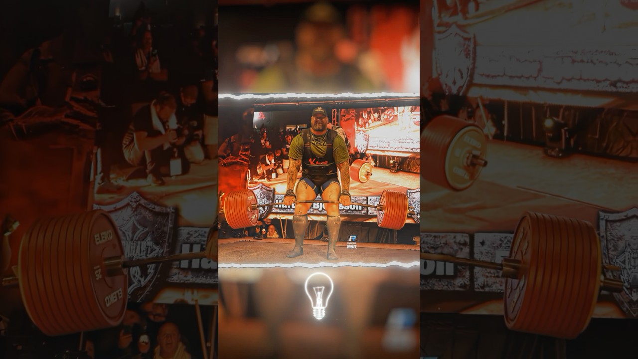 Тор наконец-то побил мировой рекорд Эдди Холла…🥶🏋️