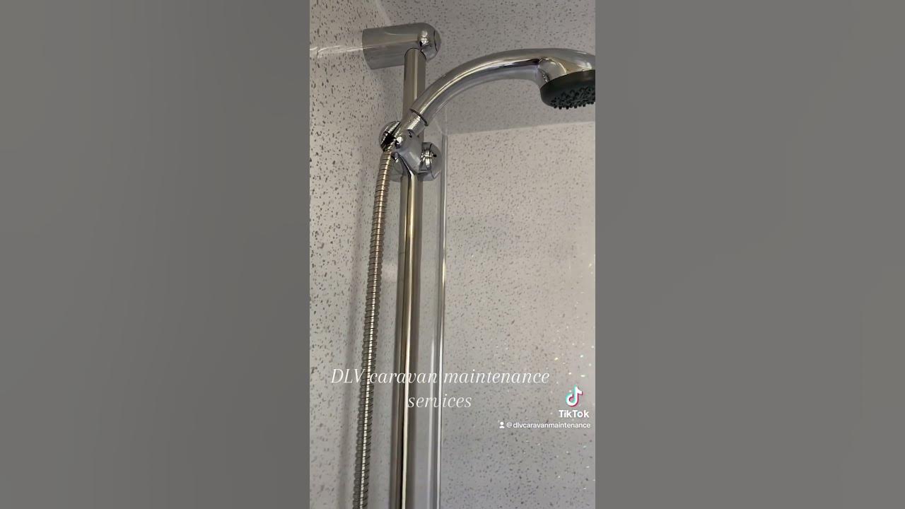 Static caravan shower refit DLV caravan maintenance services YouTube