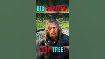 BIG SHADOW, TINY TREE! #rdr2 #shorts