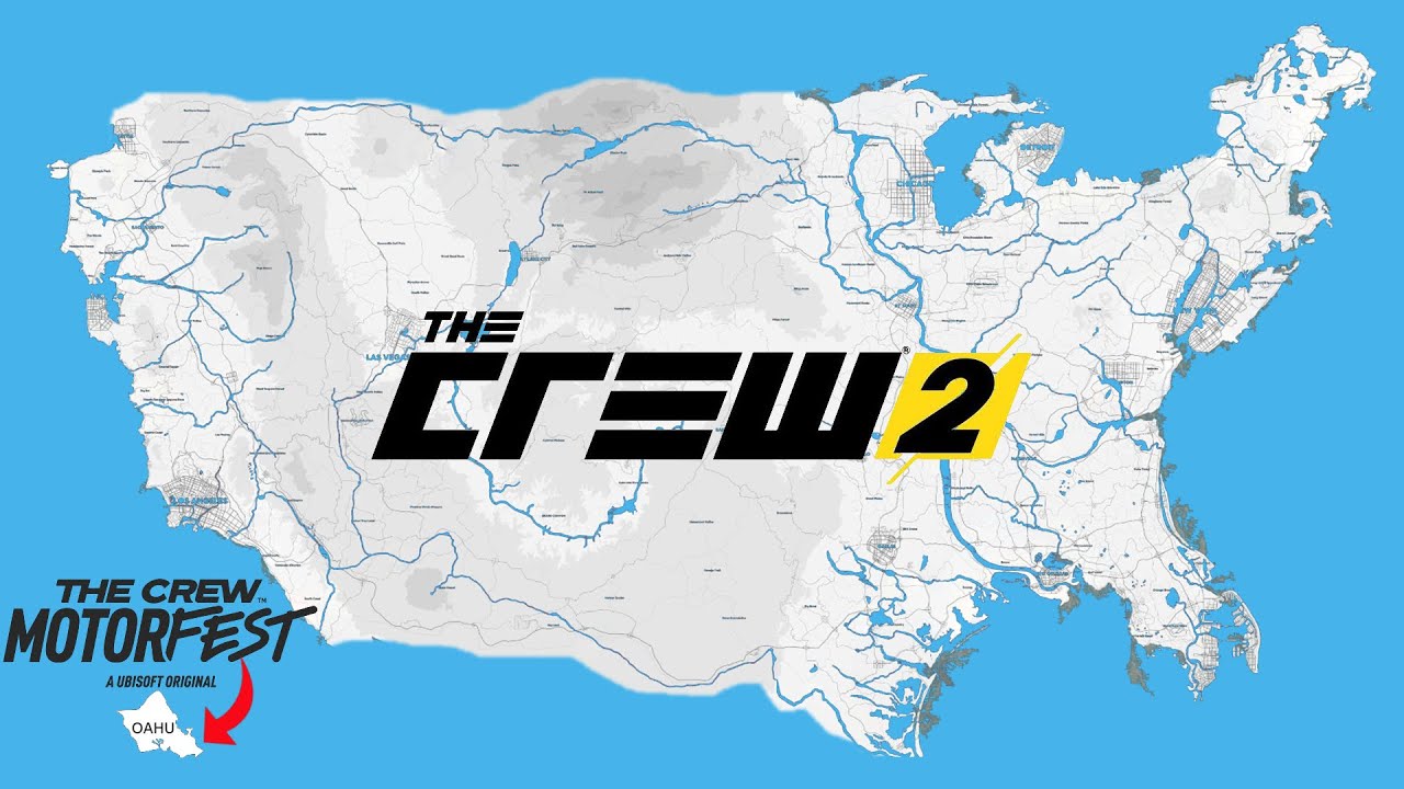 The Crew vs. The Crew 2  Map Comparison 