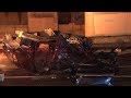 Violent Fatal Ejection Crash / Downtown LA   RAW FOOTAGE