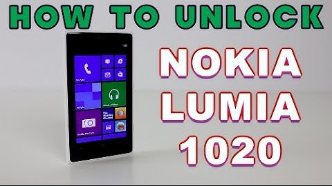 How to Unlock Nokia Lumia 1020 for All Carriers (Bell, Cricket, AT&T, O2, Telus, ETC)
