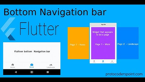 Flutter | BottomNavigationBar & Page Change Example