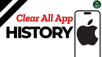 How to delete all app history on iPhone ?